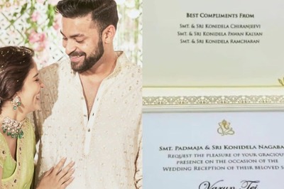 Varun Tej, Lavanya Tripathi Jet Off To Italy; Leaked Wedding Invite Mentions Chiranjeevi, Ram Charan