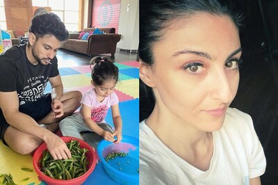 Kunal Kemmu, Inaaya Help Soha Ali Khan In Household Work, See Pic