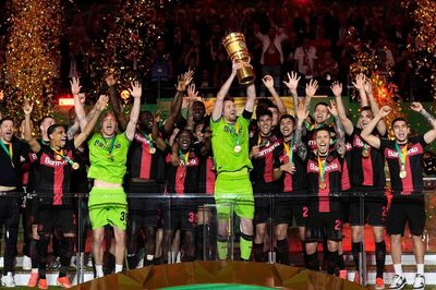 Granit Xhaka Scores as 10-man Bayer Leverkusen Lift German Cup to Claim First Double