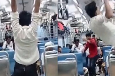 Spiderman in India? Video of Man Climbing The Ceiling of a Train is Going Viral