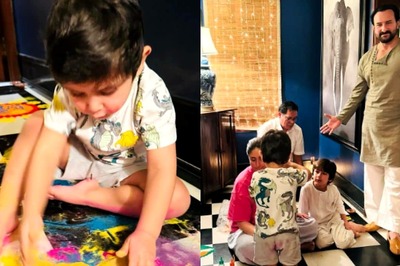 Kareena Kapoor's Diwali Rangoli Takes Epic Turn Thanks to Taimur, Jeh; Saif Ali Khan Has Best Reaction