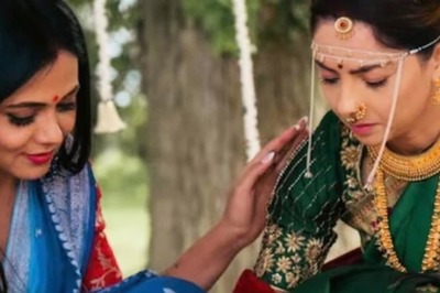 In Sonalee Kulkarni's Wedding Picture, Actress Prarthana Behere Steals The Show