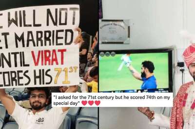 Cricket Fan Who Vowed to Not Marry Till Kohli Scored His 71st Century Gets Best 'Wedding Gift'