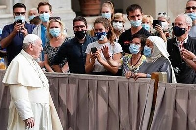 Pope All Smiles At First Public Audience In 6 Months, Prays For Lebanon