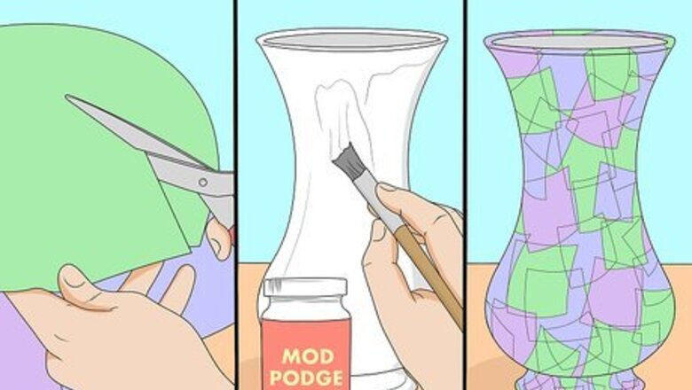 How to Decorate Glass Vases