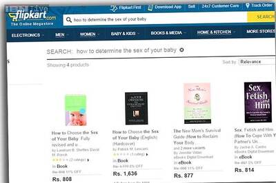 Amazon, Flipkart selling books on sex determination