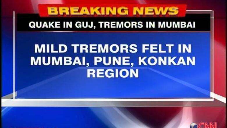 4.5 quake shakes Gujarat, Mumbai feels tremors