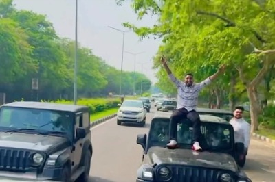 Chandigarh Traffic Police Take Action Against Youths Hanging Out Of SUV