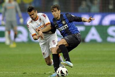 Roma beat Inter 3-2 to set up derby final against Lazio