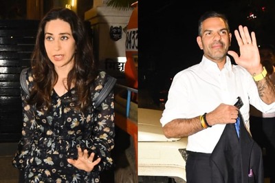 Karisma Kapoor Makes RARE Appearance With Ex-husband Sunjay Kapoor, Duo Step Out For Dinner