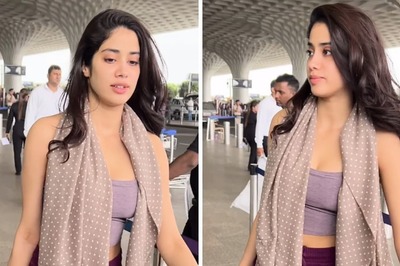 Janhvi Kapoor Spotted At Airport In Chic Outfit, Is She Off To Vacation Post Bawaal Success?